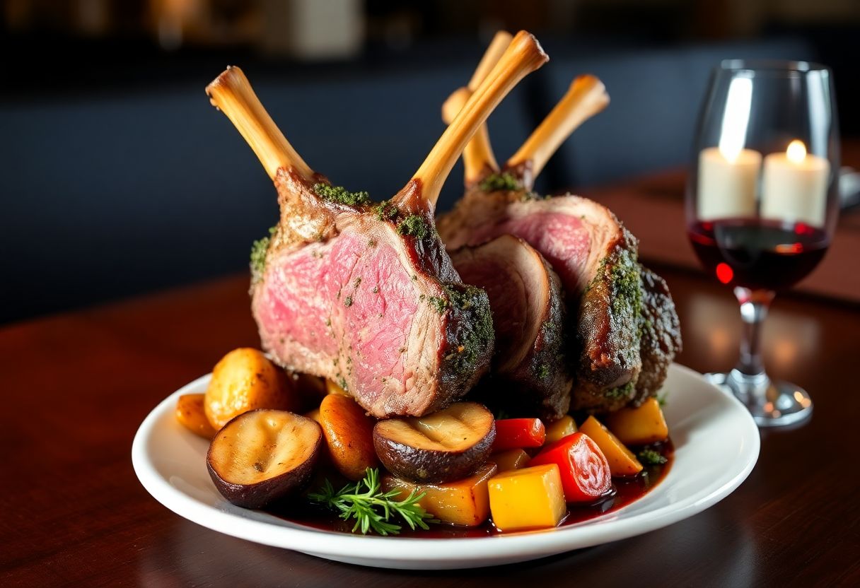 Herb-Crusted Rack of Lamb